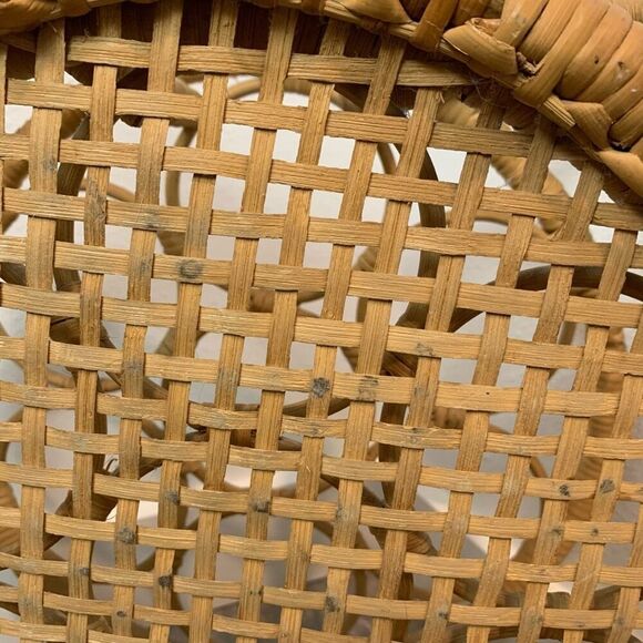 Vintage 60s Wicker Wine Bottle Rack Holder Decor 70s - Picture 5 of 10